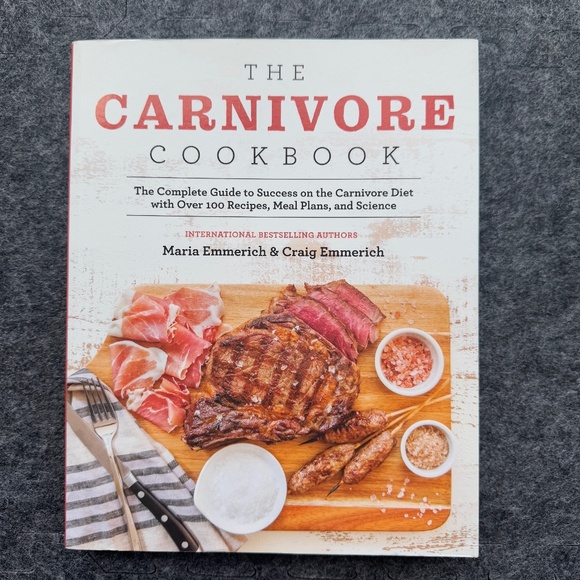 The Carnivore Cookbook by Maria & Craig Emmerich Complete Guide to Success Plans - Picture 1 of 9
